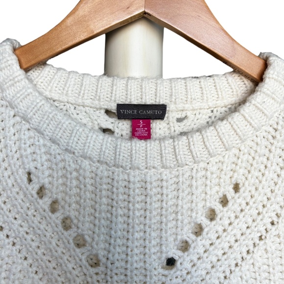 Vince Camuto | Women's Long Sleeve Casual Knitted Sweater - Picture 4 of 8